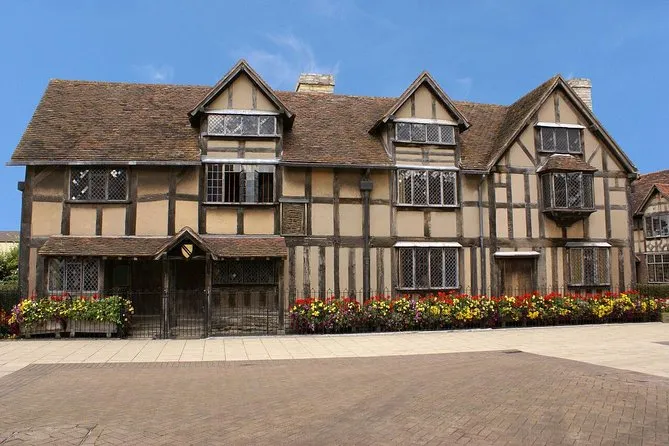 A timber-framed Tudor house in Stratford-upon-Avon